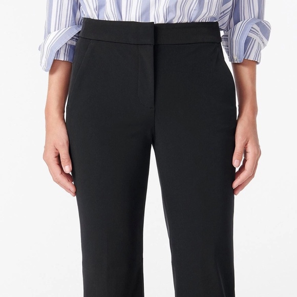 J.Crew Hayden Cropped Trousers in Black, Size 18 - Picture 3 of 15